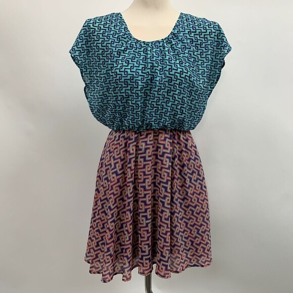 Bar III Front Row Women's Dress X-Small XS Multi-color - Picture 1 of 8